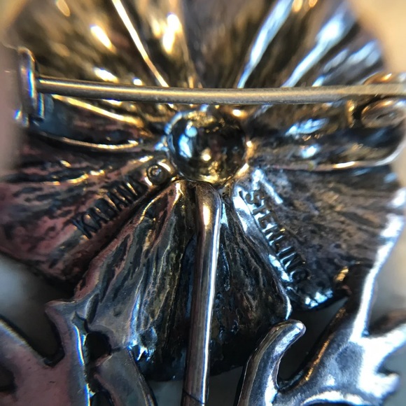 Kabana Sterling Brooch - Picture 5 of 8